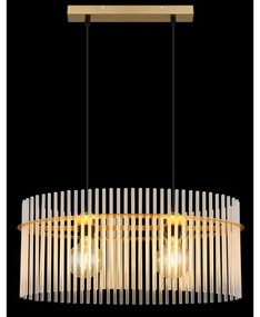 Globo 15698H3M - Lampadario a sospensione con filo GORLEY 2xE27/60W/230V oro