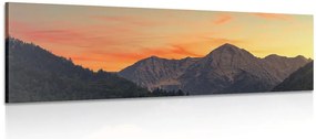 Quadro su tela – Tramonto sulle montagne