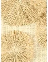 CMO Paris Carta da parati Raphia Rosace - Naturel