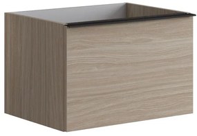Mobile da bagno sospeso sotto lavabo L 60 x H 40 x P 45.5 cm olmo, 1 cassetto Pixel plain