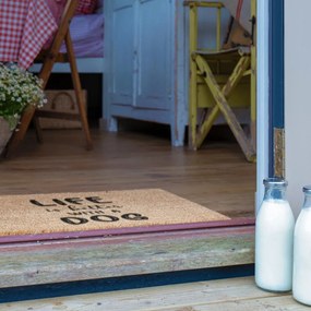 Zerbino in fibre di cocco 40x60 cm Life Is Better With a Dog – Artsy Doormats