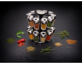 Cole&Mason - Rastrelliera rotante con barattoli per spezie MASTER 21 pz.