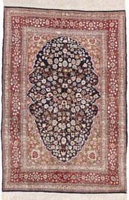 Hereke Tappeto orientale 70x110 Rosa (Tacchino) Annodato A Mano