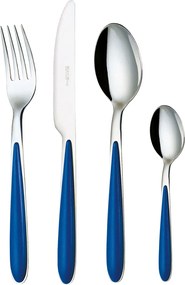 Servizio Set di Posate 24 Pezzi in Acciaio Eme Caribe Blu 55...