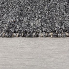 Tappeto in lana grigio scuro 60x230 cm Minerals - Flair Rugs
