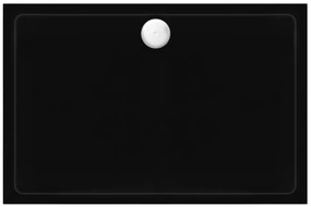 Piatto doccia acrilico Rea Savoy Black 80x100