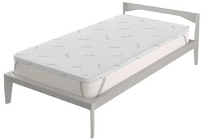 Topper 1 piazza e mezza in memory silver Datex