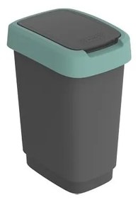 Bidone per rifiuti in plastica riciclata 10 L Twist - Rotho