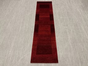 Loribaft Tappeto 290 x 80 Rosso (Iran) Annodato A Mano