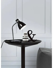 Nordlux - Lampada da tavolo CYCLONE 1xE14/15W/230V nero