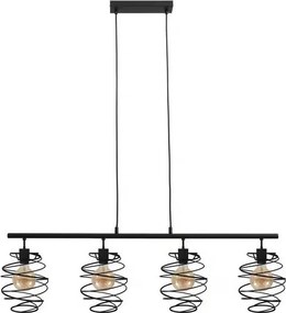 Briloner 4871-045 - Lampadario sospeso su cavo 4xE27/60W/230V