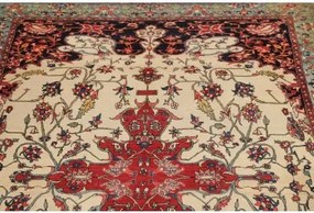 Antik Stilizzato Avorio Rosso 142x208 Cm