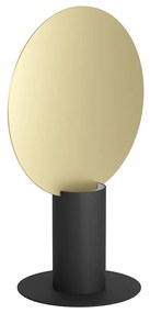 Lampada Da Tavolo Minimal Sarona Acciaio Nero 1 Luce Gu10 4,5W