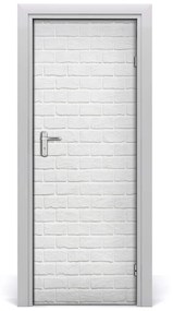 Adesivo per porta interna Muro di mattoni 75x205 cm