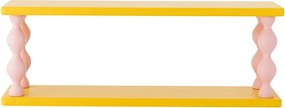 Mensola per bambini gialla con ripiani multipli 60 cm Bibiola – Bloomingville Mini
