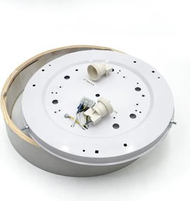 Plafoniera NATURAL 3xE27/15W/230V Ø 37,5 cm pino/bianco