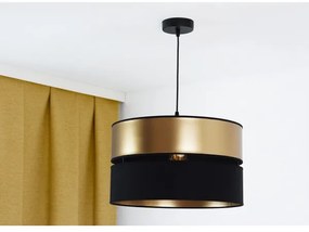 Brilagi - Lampadario a sospensione con filo ROYAL 1xE27/15W/230V diametro 40 cm nero/oro