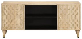 Mobile porta tv 105x33x46cm in legno massello di mango