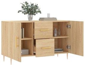 Credenza rovere sonoma 100x36x60 cm in legno multistrato