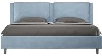 Letto Matrimoniale Extra Large 190x210 cm Senza Rete Antea Azzurro