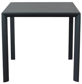 ALBEN - tavolo con struttura in alluminio 80 x 80