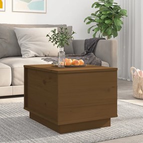 Tavolino Da Salotto Ambra 40x50x35 Cm Legno Massello Di Pino /