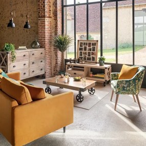 Atmosphera - Lampadario a sospensione con filo SILAS 1xE27/40W/230V pino