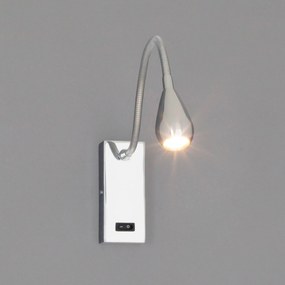 Lindby Applique a LED Rasmus cromo