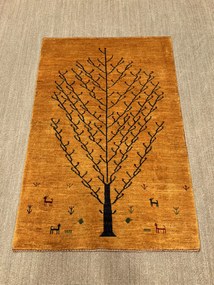 Gashguli Tappeto 170 x 120 Giallo (Iran) Annodato A Mano