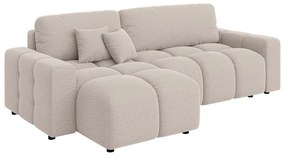 Divano angolare beige allungabile (con composizione variabile) Luki – Ropez