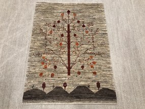 Loribaft Tappeto 100x140 Marrone (Iran) Annodato A Mano