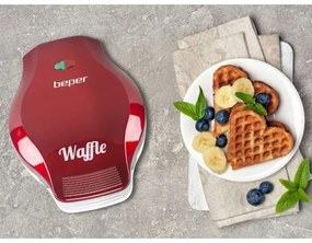 Beper - Piastra per waffle 1000W/230V