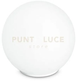 Lumetto city sfera bianco 1 luce attacco e14 15x15x16cm in vetro so...