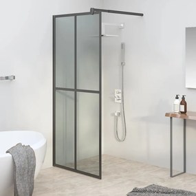 Cabina Doccia 90x195 Cm Vetro Temperato Scuro /