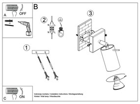 Sollux SL.0701 - Applique BERGE 1xGU10/40W/230V