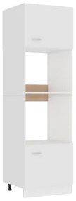Armadio per Microonde Bianco 60x57x207 cm in Truciolato