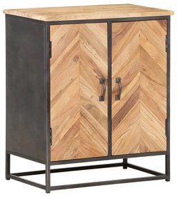 Credenza 60x35x70 Cm İn Legno Massello Di Acacia /