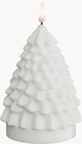 Candela a LED fatta a mano albero di Natale, effetto fiamma reale, alt. 11 cm