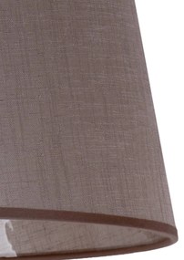 Duolla Paralume Classic L per lampade a sospensione, beige/trasparente