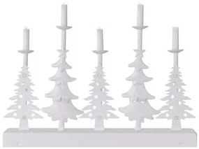 Candelabro natalizio a LED LED/2xAA bianco