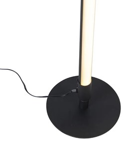 Lampada da terra nera con LED e dimmer touch a 3 livelli di luminosità - Line-up