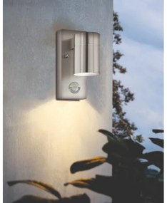 Eglo 99569 - Applique LED da esterno con sensore RIGA 1xGU10/3W/230V IP44