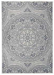 Tappeto Da Esterni A Tessitura Piatta 120x170 Cm Motivo Blu /