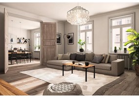 Tavolino in rovere naturale 60x110 cm Abies - The Beds