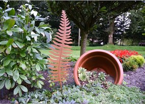 Spina da giardino decorativa in metallo Leaf - Garden Pleasure