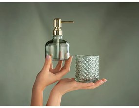 Dispenser per sapone color menta in vetro 200 ml Atessa – Wenko