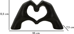 Scultura Lover Black Cm 25X7,5X13,5