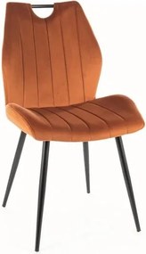 Sedia Arco velluto cannella velluto Blu4215