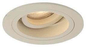 Set di 6 Faretto da incasso moderno beige GU10 50 mm girevole e orientabile - Chuck