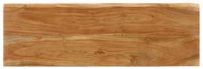 Panca con bordi vivi 105 cm in legno massello di acacia
